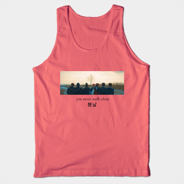 BTS 방탄소년단-Spring Day 봄날-You Never Walk Alone Tank Top by Lhethril